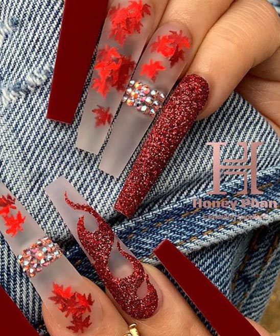 Coffin Fall Nail Designs Tailoringinhindi