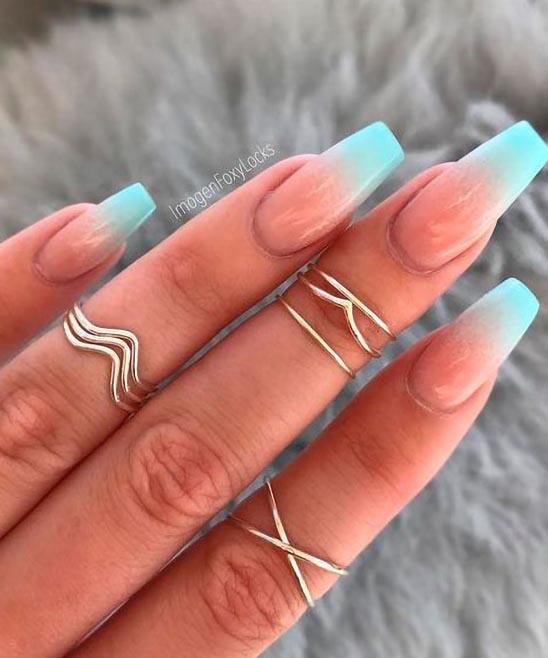 Ombre Coffin Nail Designs Tailoringinhindi