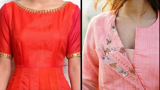 Extremely Easy Kurti Front Neck Design for Beginners - YouTube