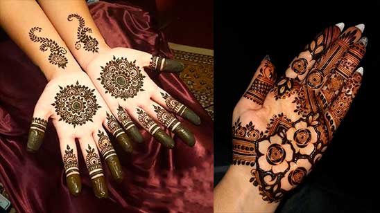 Easy and Simple Palm Mehndi Design