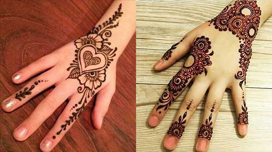 650+ Best Simple Mehndi Designs : Easy Mehendi Design - TailoringinHindi