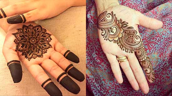 Palm Easy Round Mehndi Design : Very popular palm designs are circular ...