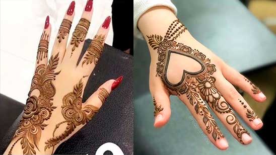 Simple Mehndi Design for Finger