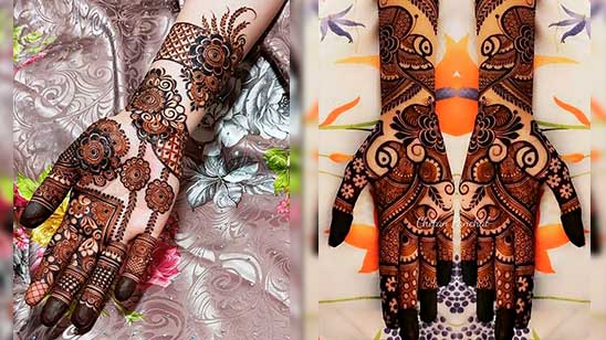 Simple Mehndi Designs for Palm