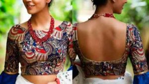 boat neck blouse designs front and back cutting