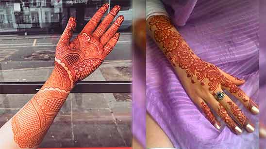 Dulhan Mehndi Designs for Hands