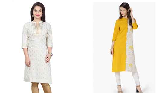 shirt collar wali kurti