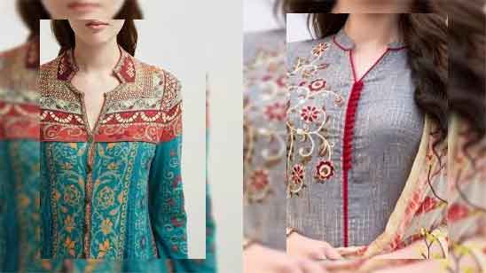 Collar wali kurti outlet cutting