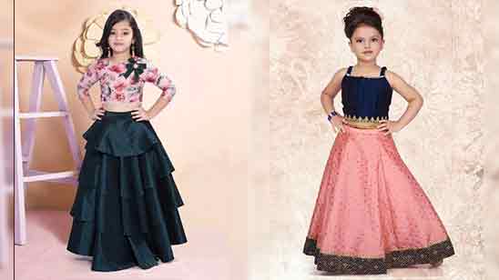 Kids pattu lehenga | Kids blouse | Kids blouse designs, Dresses kids girl,  Baby girl lehenga