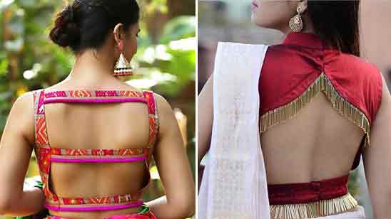 Lehenga Blouse Design Back and Front 4