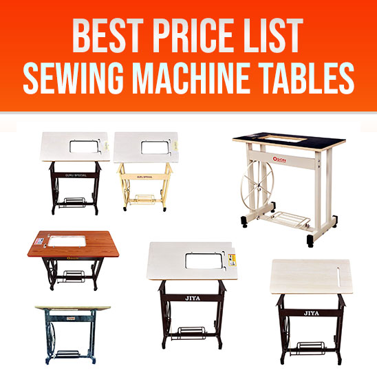 Sewing Machine Table Price List