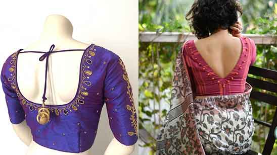 Silk Saree Blouse Designs Latest