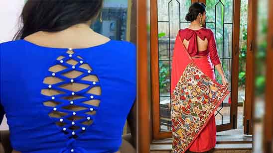 Simple Silk Saree Blouse Designs