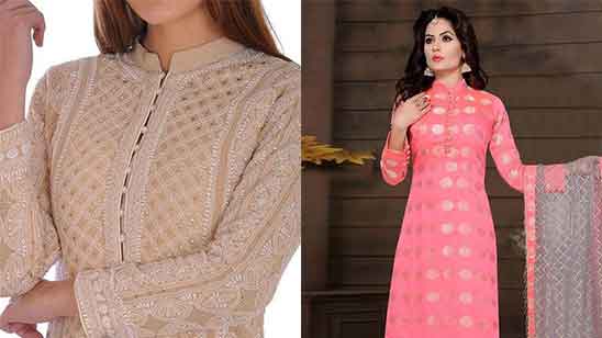 Full neck churidar on sale designs