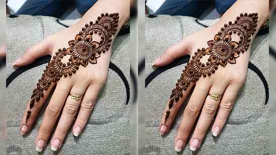 New 2023 full hand bridal henna mehandi designs || front hand simple arabic  mehendi design - YouTube