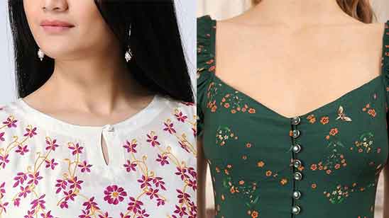 Churidar neck hot sale