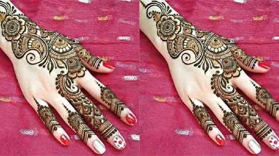 Royal Finger Mehndi Design