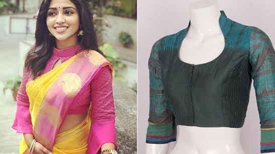 Collar Neck Blouse | Latest Blouse Designs