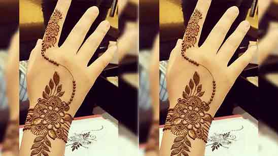 Stylish Finger Mehndi Design