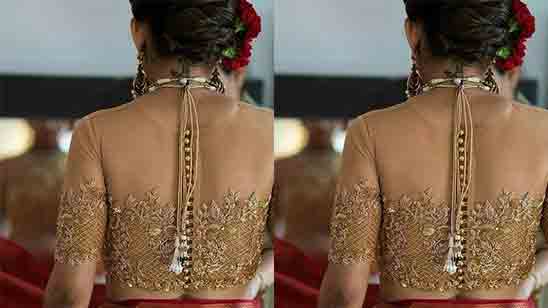 Wedding Net Blouse Design