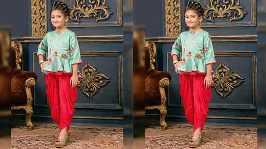 Baby Girl Punjabi Salwar Suit Design