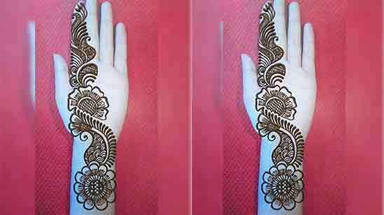 Beginner Cute Simple Mehndi Designs For Front Hands