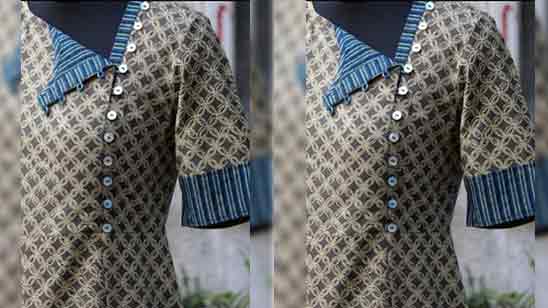 Cotton Salwar Suit Neck Design