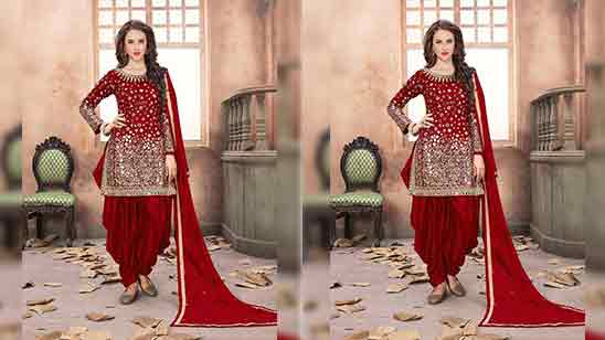 Designer Salwar Suits For Wedding Party