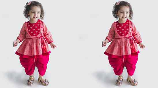 Dhoti Salwar Suit For Baby Girl