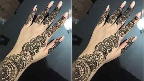 Full Hand Easy And Beautiful Mehndi Design