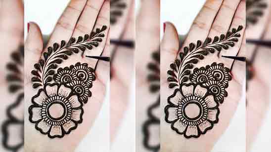 Mehndi Designs Simple For Front Hand