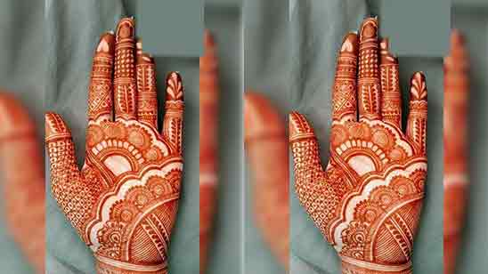 Modern Simple Mehndi Designs For Front Hands