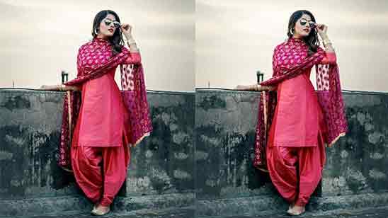 Patiala Suit Salwar For Girls