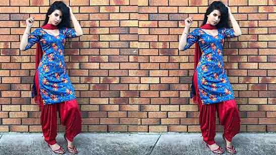 Littledesire Printed Up Down Stylish Kurti With Dhoti Salwar , Ethnic Wear,  Trendy Kurtis & Gowns Free Delivery India.