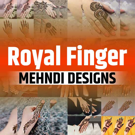 Royal Finger Mehndi Design Image