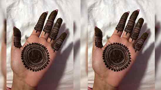 Simple And Easy Mehndi Designs For Front Hands