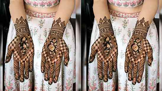 Simple Arabic Mehndi Designs For Front Hands