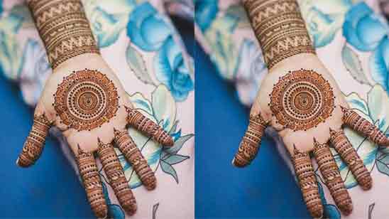 Simple Mehndi Design For Kids Front Hand