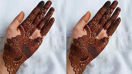 Simple Mehndi Designs For Front Hands Step By Step
