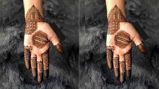 Simple Mehndi Designs Front Hand