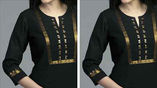 Simple Salwar Suit Neck Design