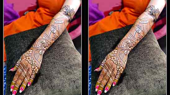 Back Hand Bridal Mehndi