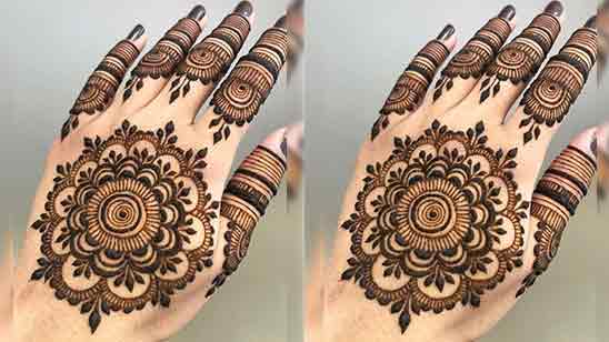 100 Flower Mehndi Design Front Back Hands Tailoringinhindi