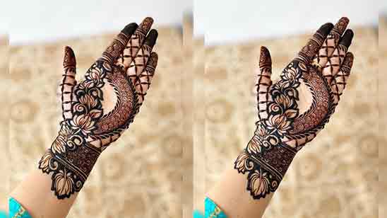 Bridal Arabic Mehndi Design