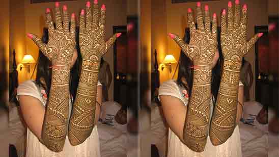 Bridal Mehndi Designs for Full Hands Front and Back