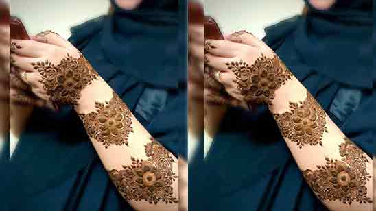 Bridal Mehndi Designs for Full Hands and Legs