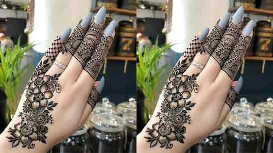 Easy Bridal Mehndi Design