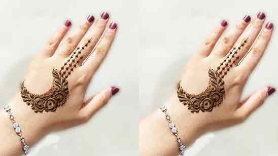 Easy Bridal Mehndi Designs for Full Hands