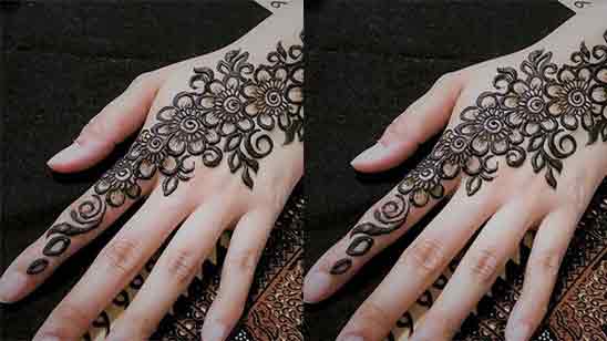Eid Finger Mehndi Design