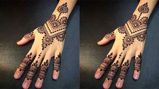 Finger Mehndi Design New Style